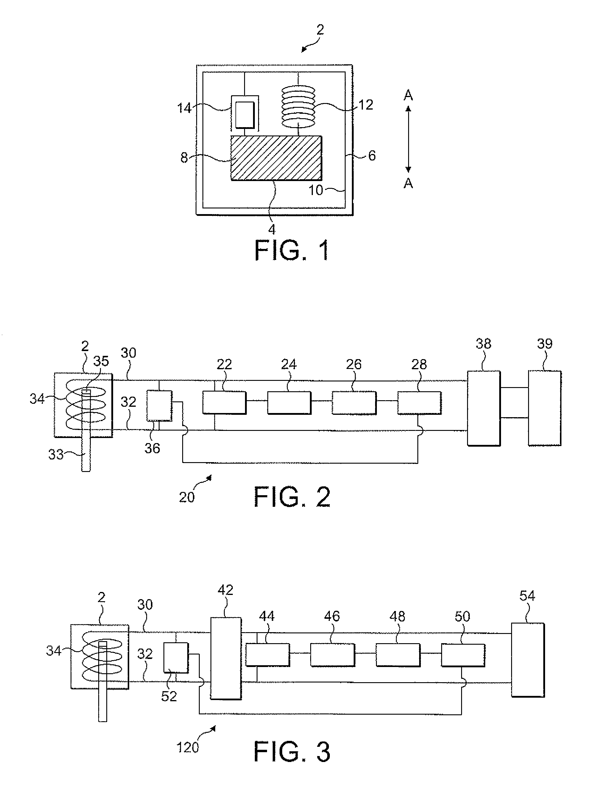 Electromechanical generator for, and method of, converting mechanical vibrational energy into electrical energy
