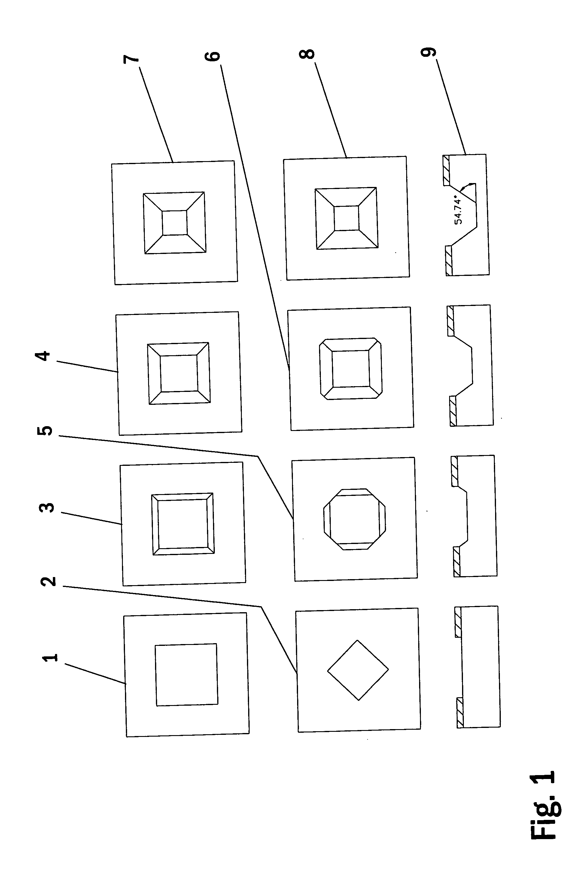 Method for the manufacturing of a capacitive pressure sensor, and a capacitive pressure sensor