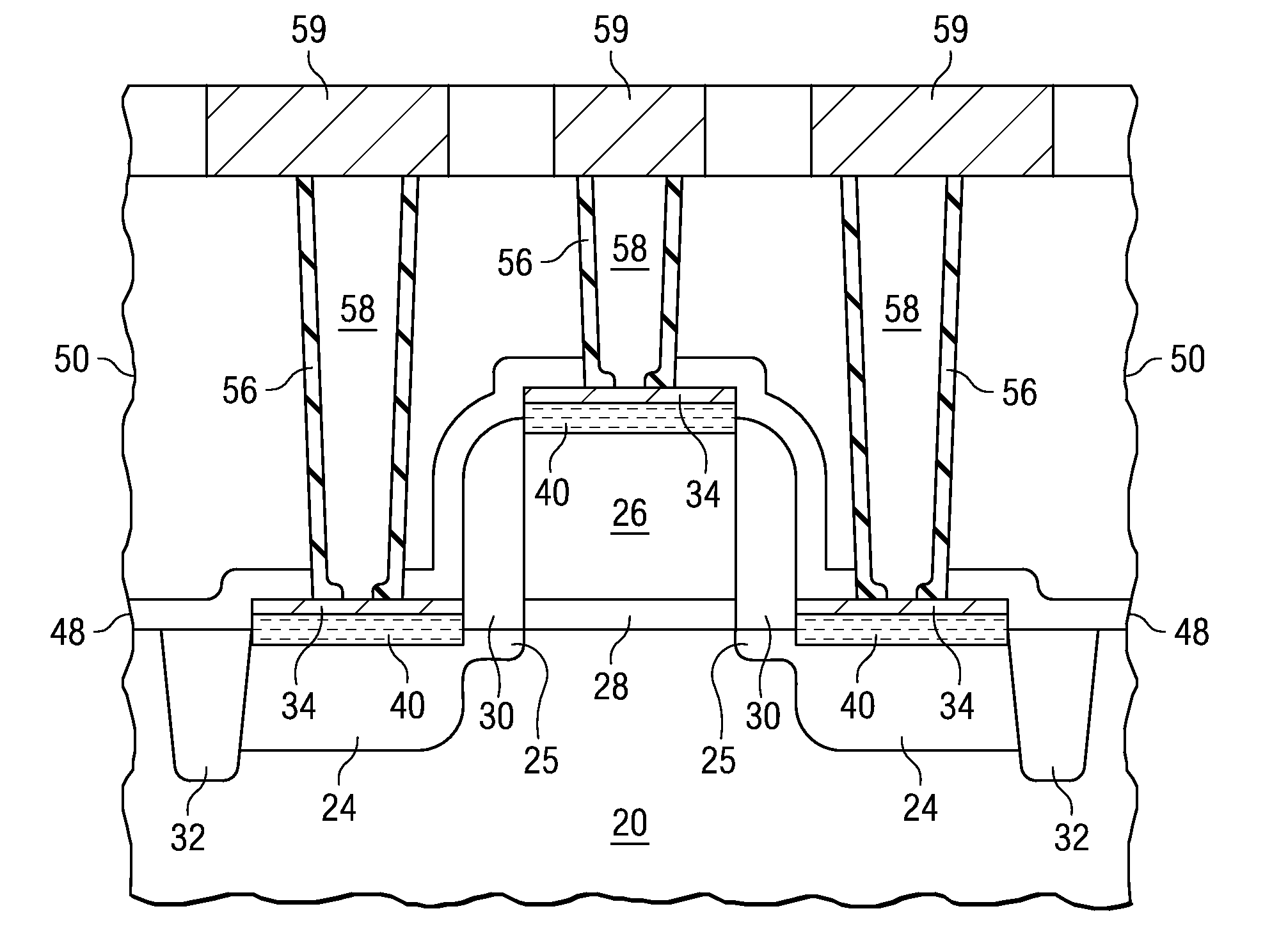 Contact barrier structure and manufacturing methods