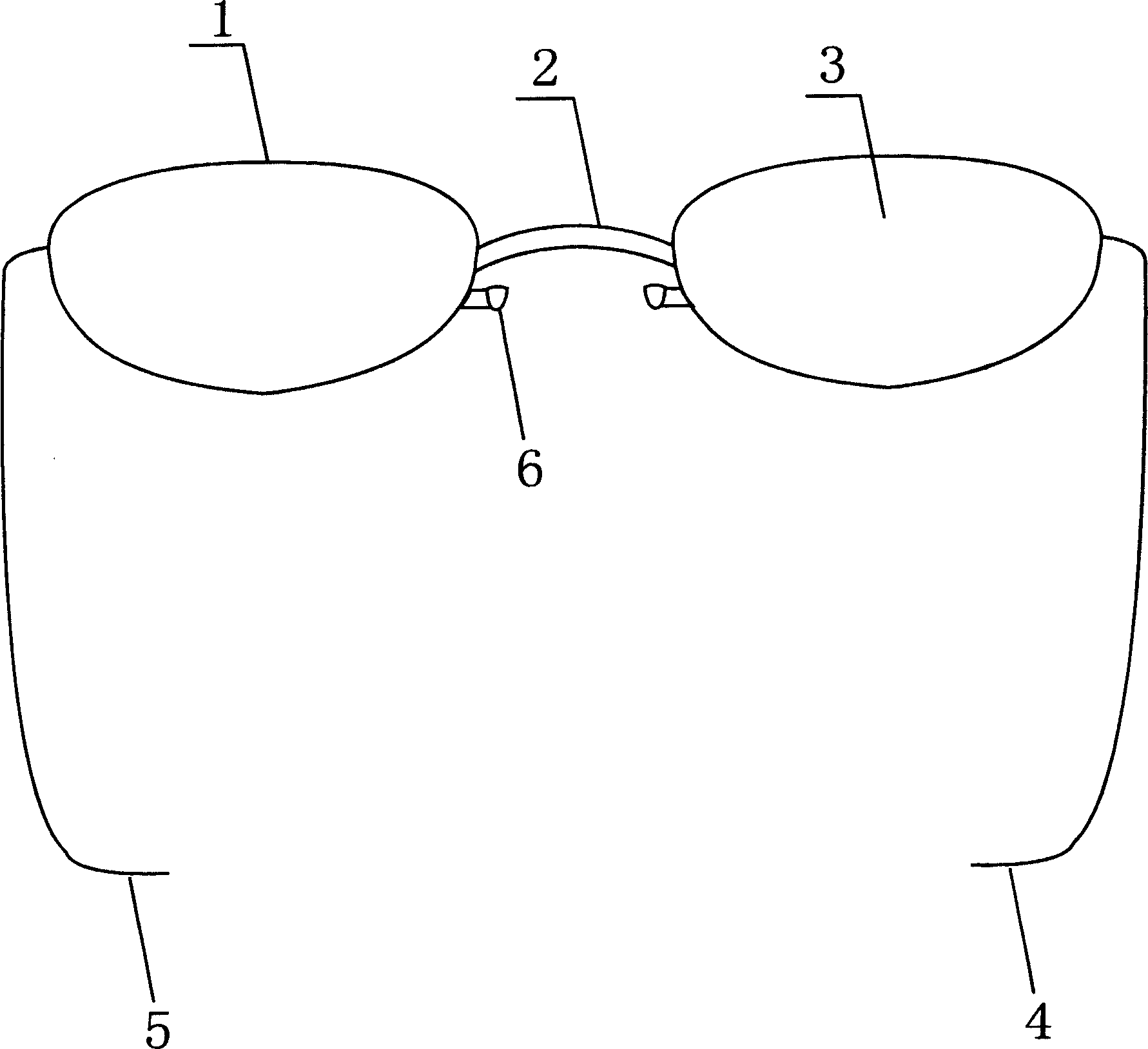 Myopia spectacles capable of preventing computer radiation