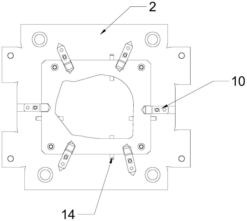 Stamping die capable of achieving easy material returning of lower die