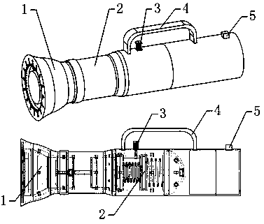 Single-side hole opener for plastic film