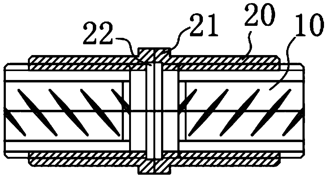 Concave-convex steel bar joint