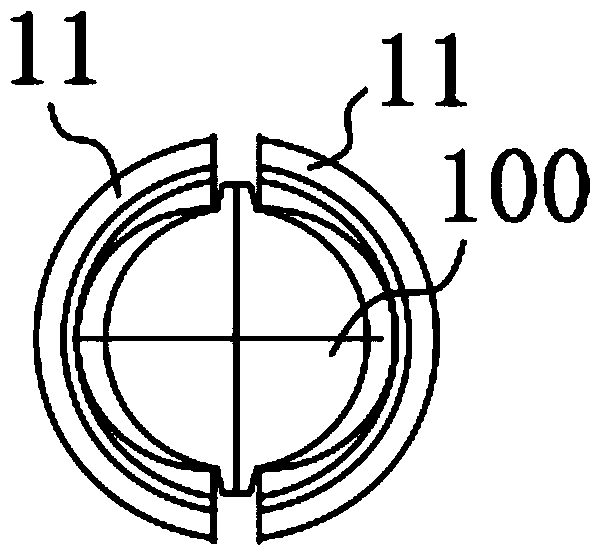 Concave-convex steel bar joint