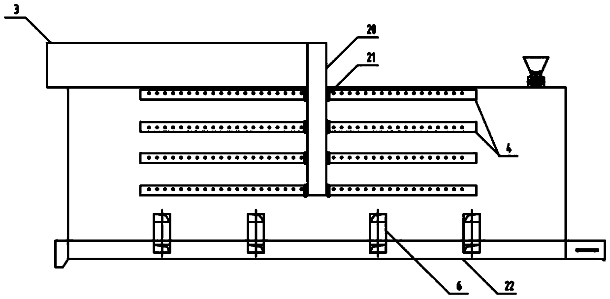 Cross-flow belt type sludge dryer