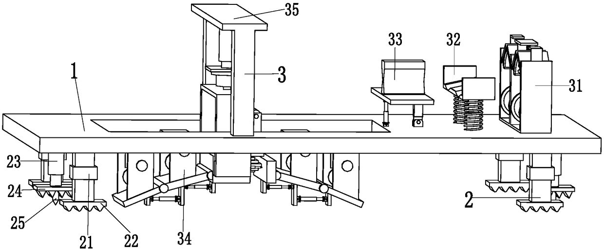 Automatic electric cable laying device