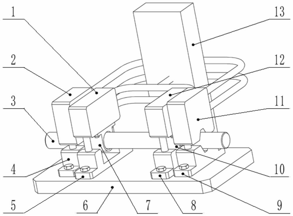 A pneumatically controlled double-stage shear precision separation device