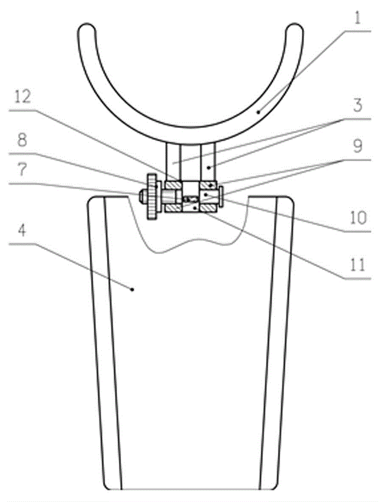 Auxiliary limiting device for knee joint operation
