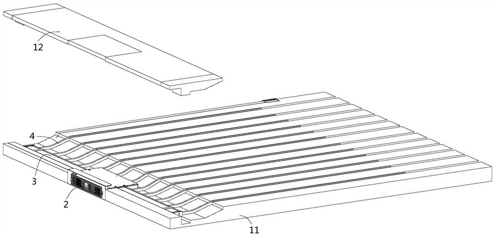 Air heating mattress and soft cushion layer thereof