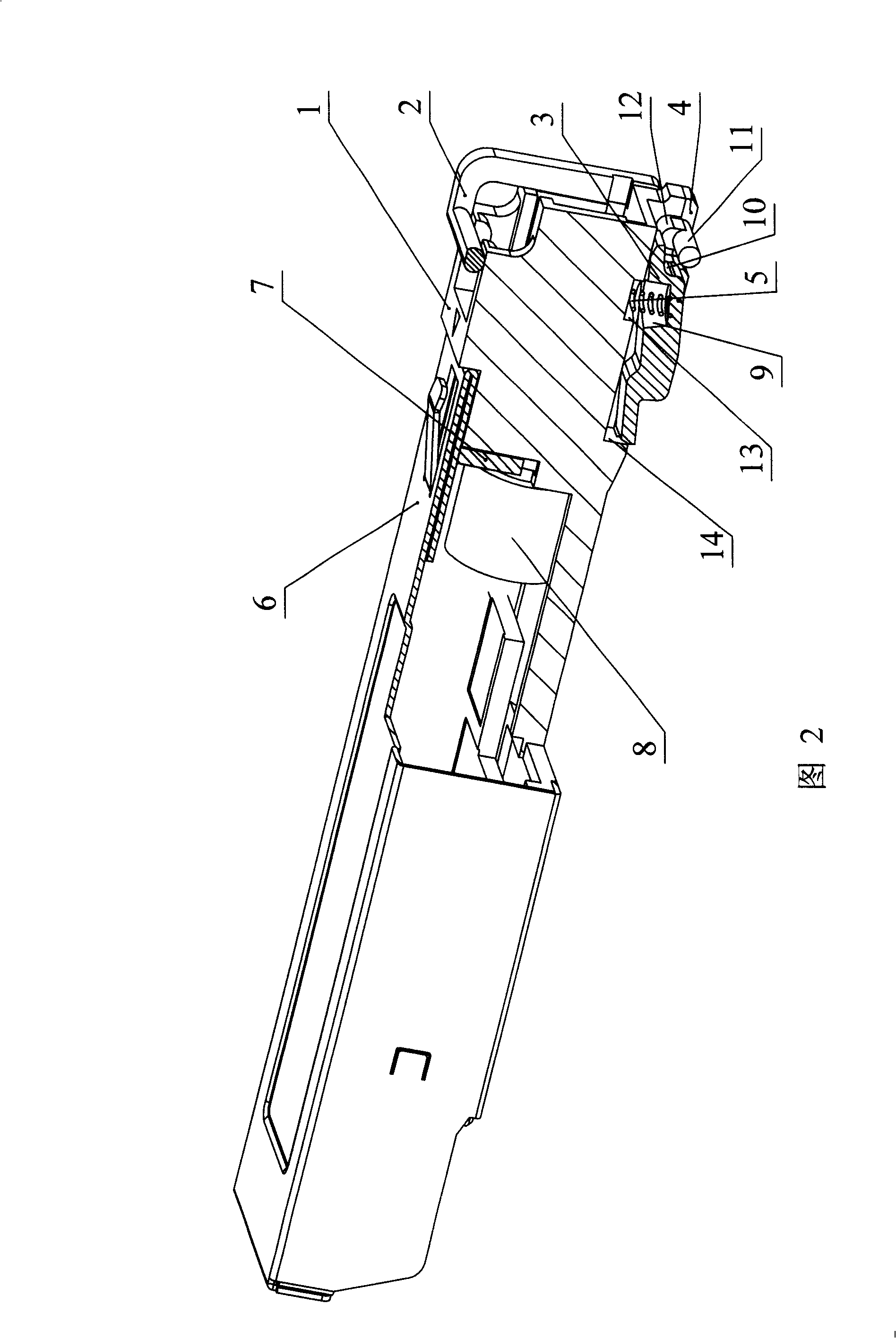 Minimized optical module structure integrated with sending and receiving capable of hot-plug