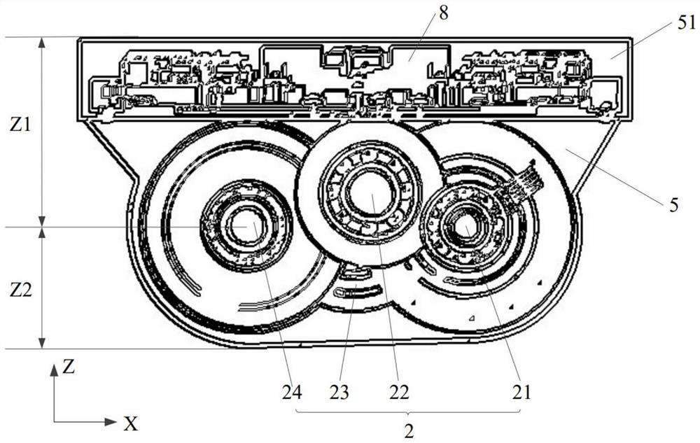 Electric drive axle assembly for automobile and automobile