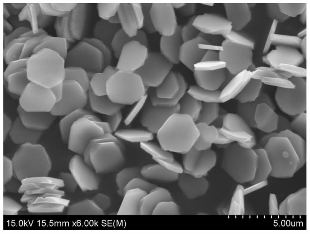 A preparation method of monodisperse micron-sized hexagonal iron oxide flakes