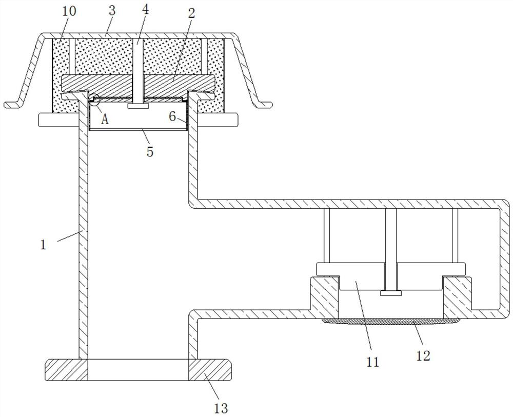 An edible oil storage tank breathing valve capable of automatically cleaning the filter membrane