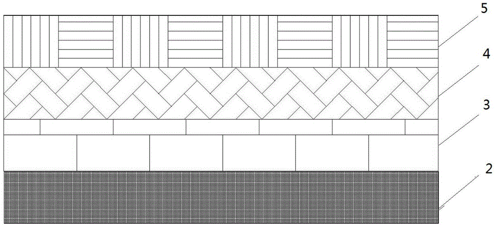 Metal flexible heating film and preparation method thereof