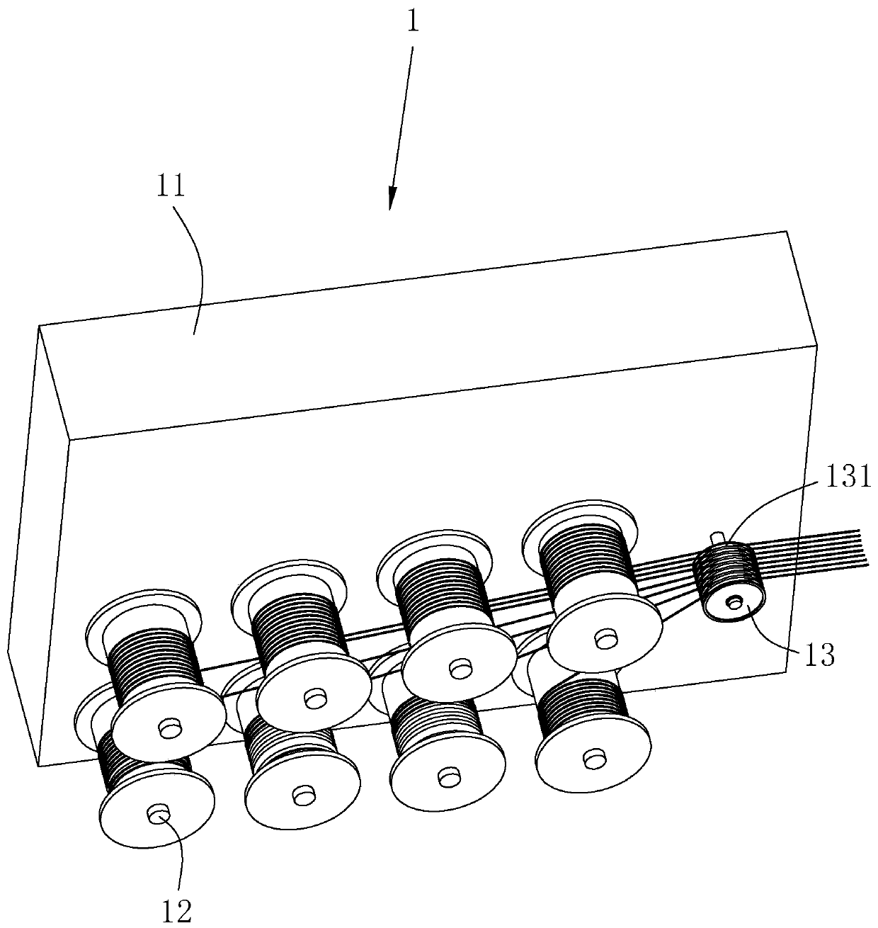 Optical cable production equipment and system