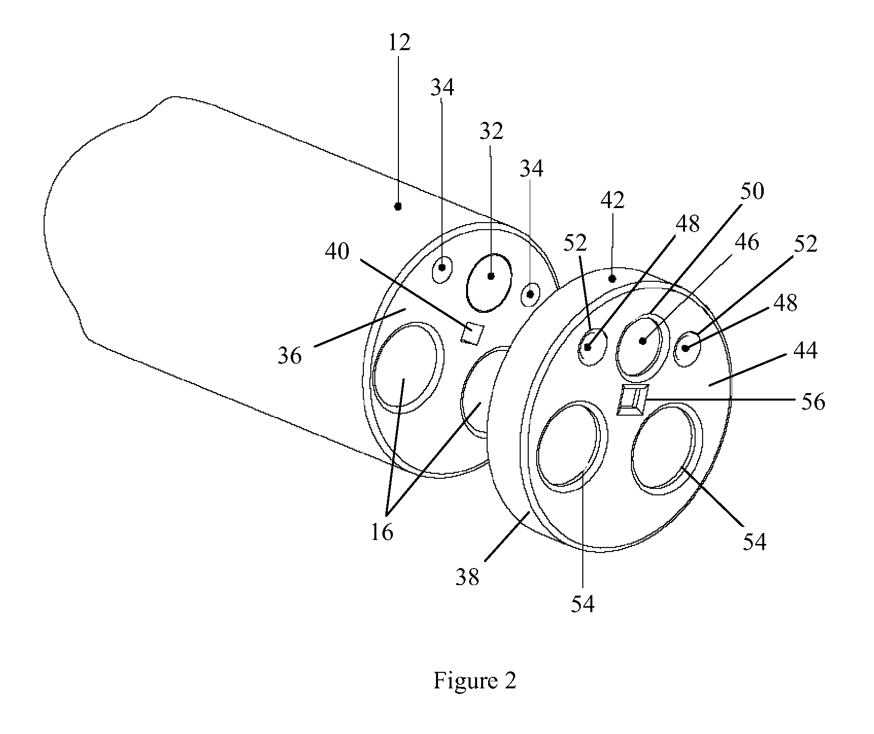 Endoscope assembly with a polarizing filter