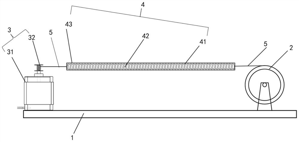 Pipeline uniform stretching device and stretching method for micro-fluidic liquid drop generation