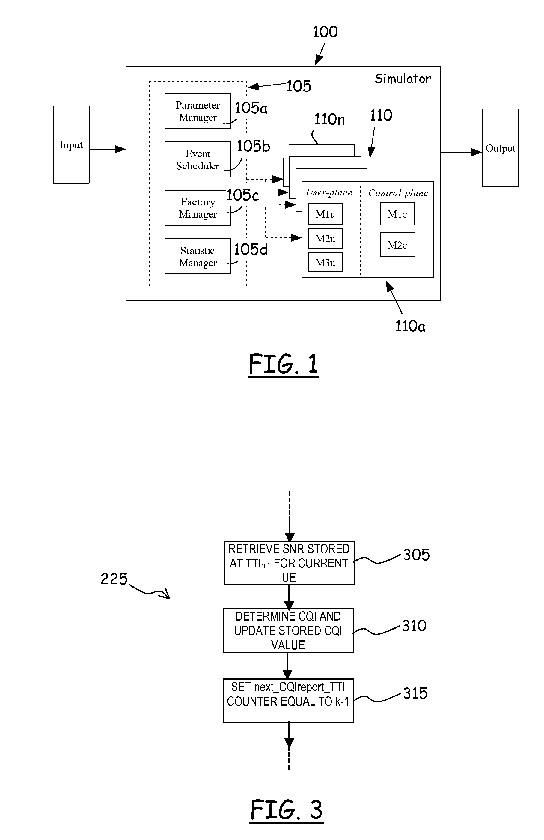 Method and system for simulating the physical level of a radio network