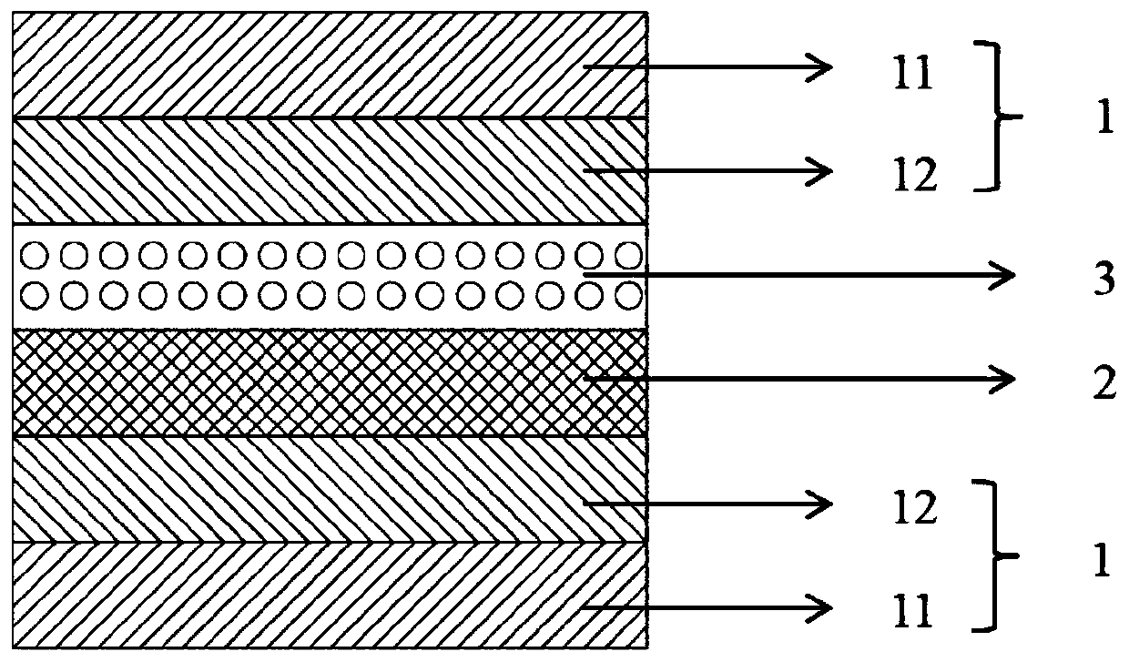 Ultra-thin flexible electroluminescent sheet and preparation method thereof