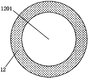 Solid particle separating device for medicine production
