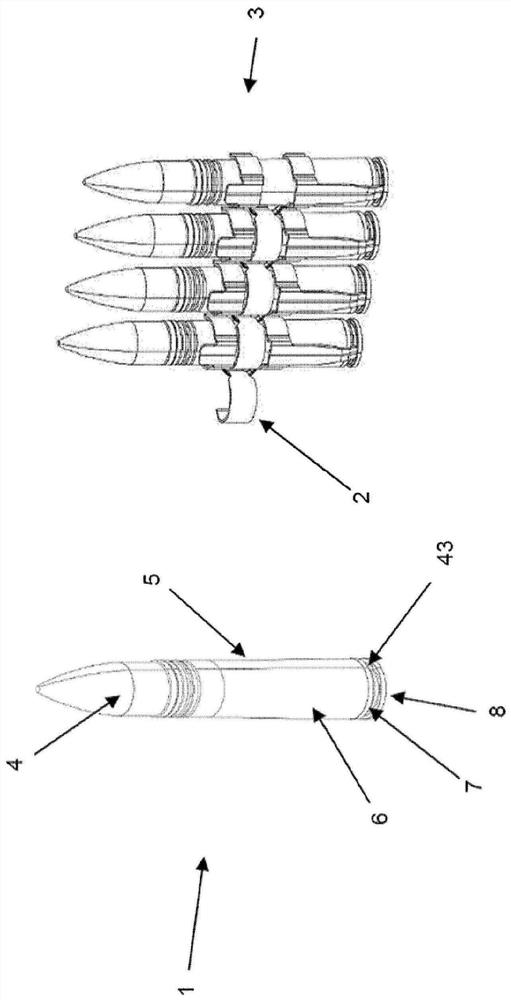 Ejector for ejecting cartridge cases and/or connectors from ammunition chains or strips attached to primary and/or secondary weapons