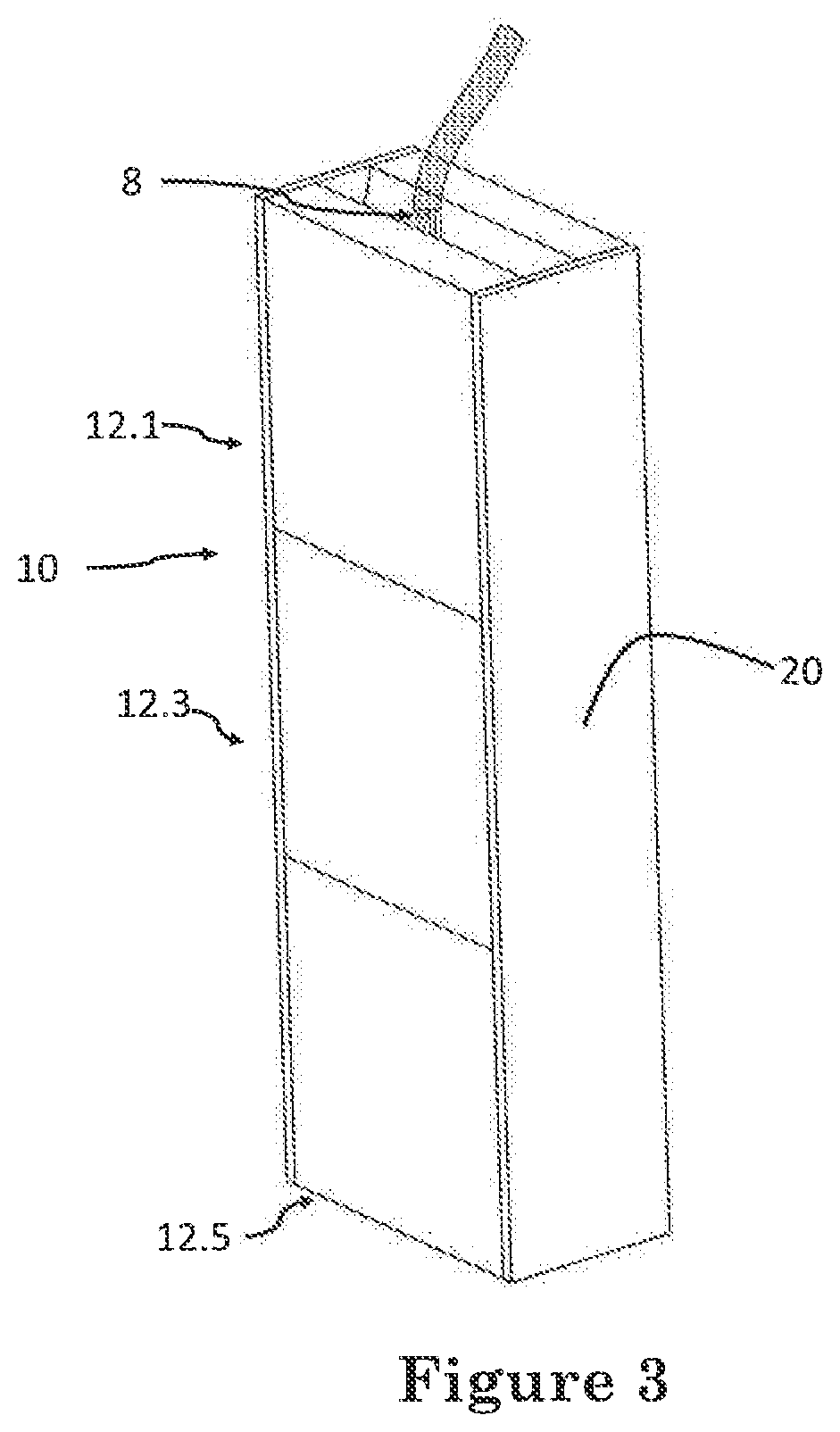 Method for Casting a Construction Element and a Mould for Use in the Method