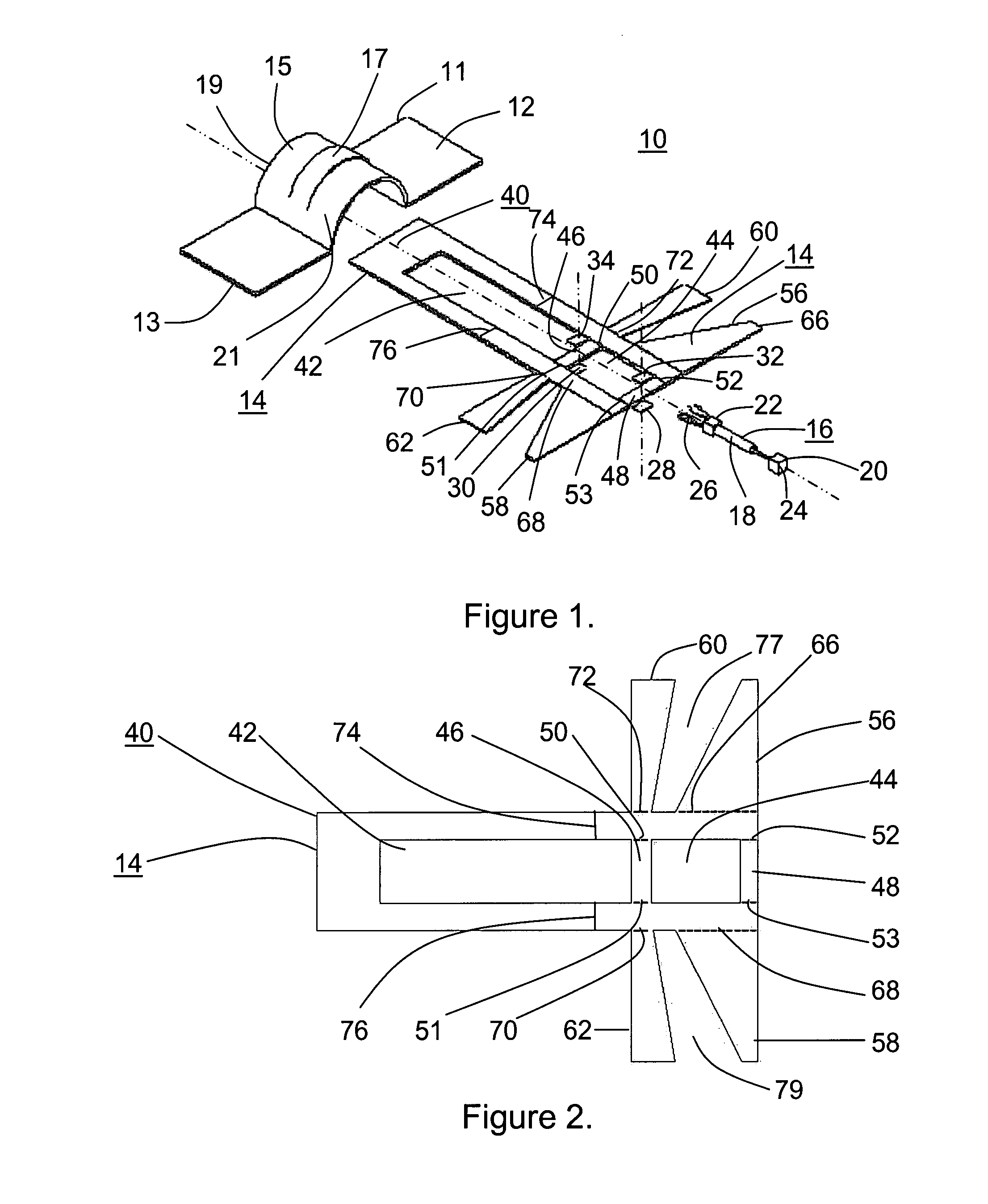 Bandage type sensor arrangement and carrier assembly therefore, and method of manufacture