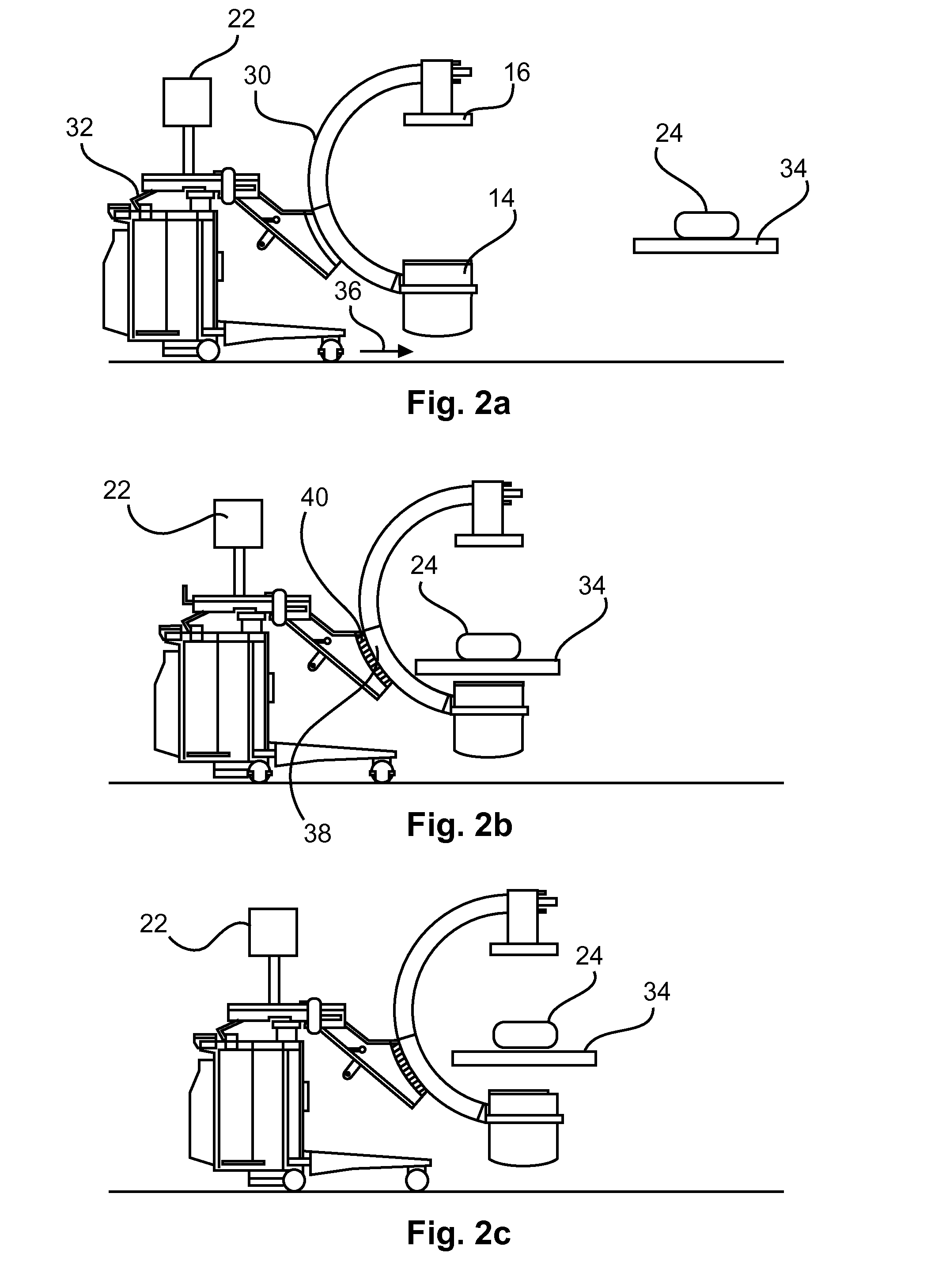 Camera-based visual adjustment of a movable x-ray imaging system