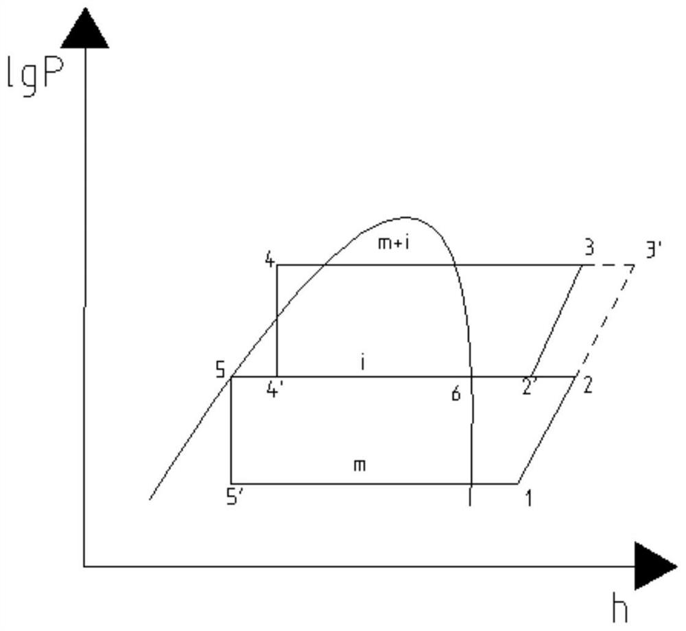 Experimental test method for quasi-two-stage compressed air source heat pump water heater with supplementary air and increased enthalpy