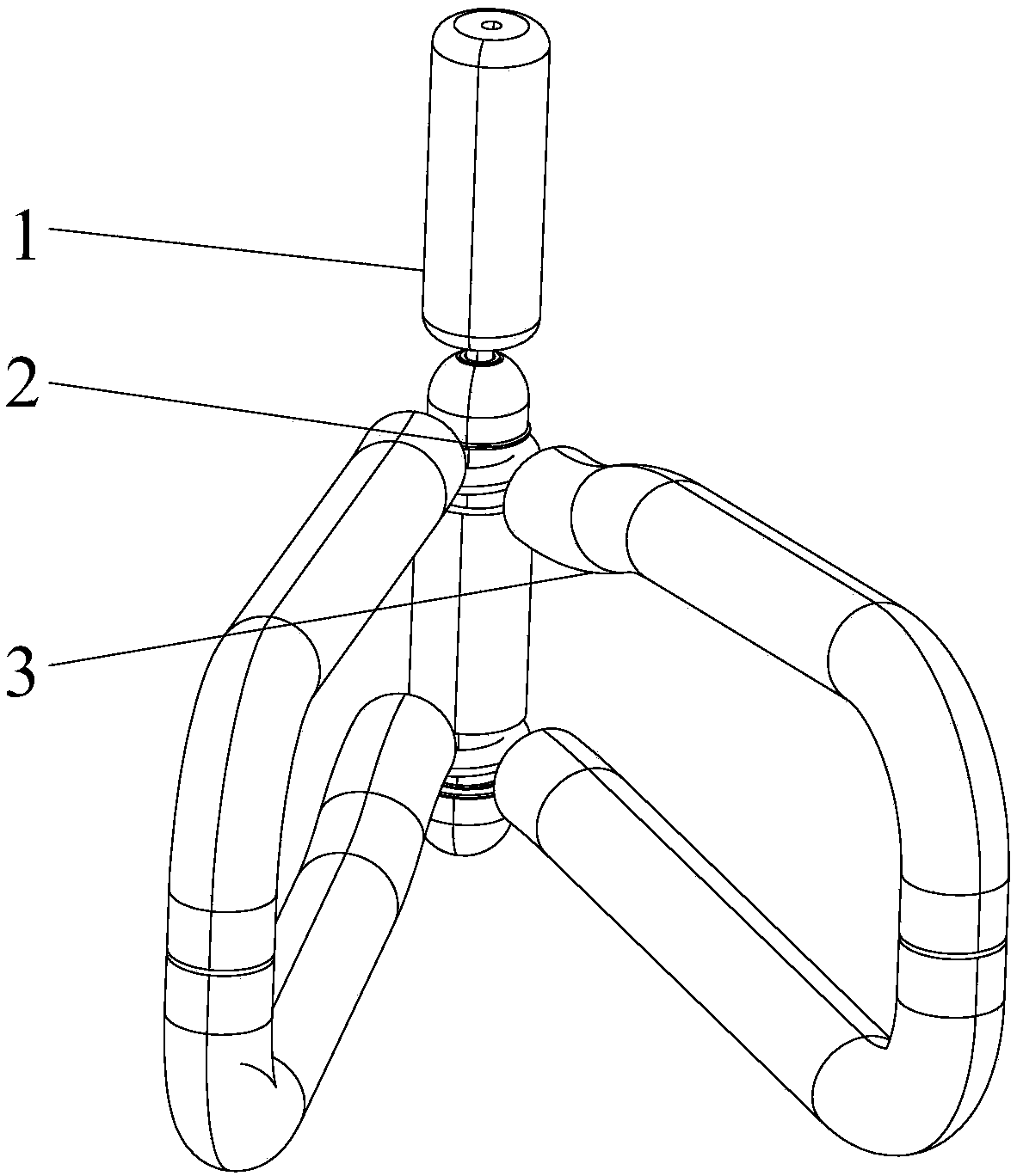 Leg movement training appliance