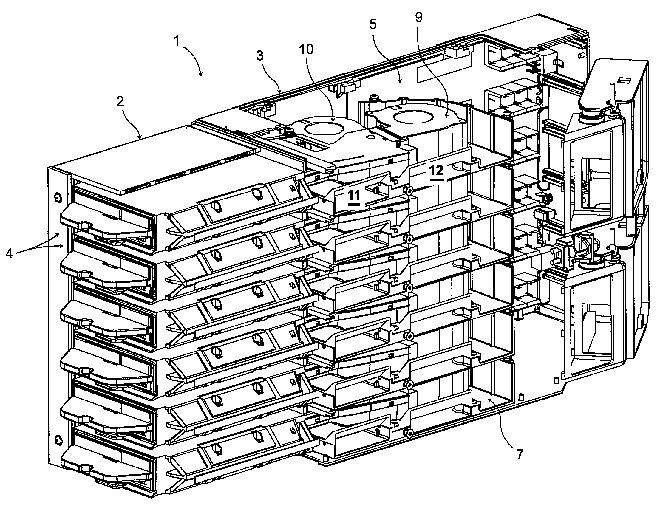 Housings and devices for disk drives