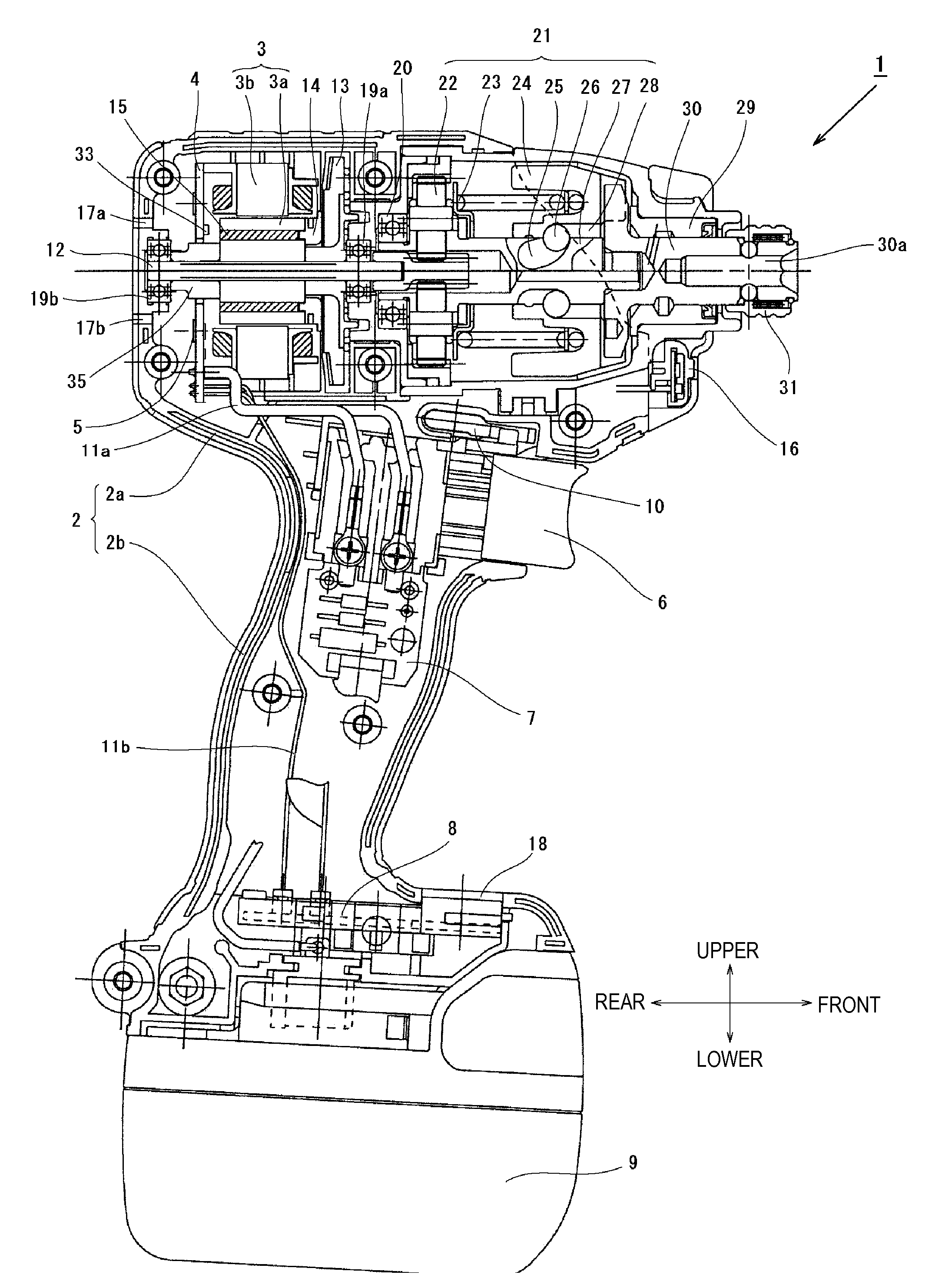 Impact tool and method of controlling impact tool