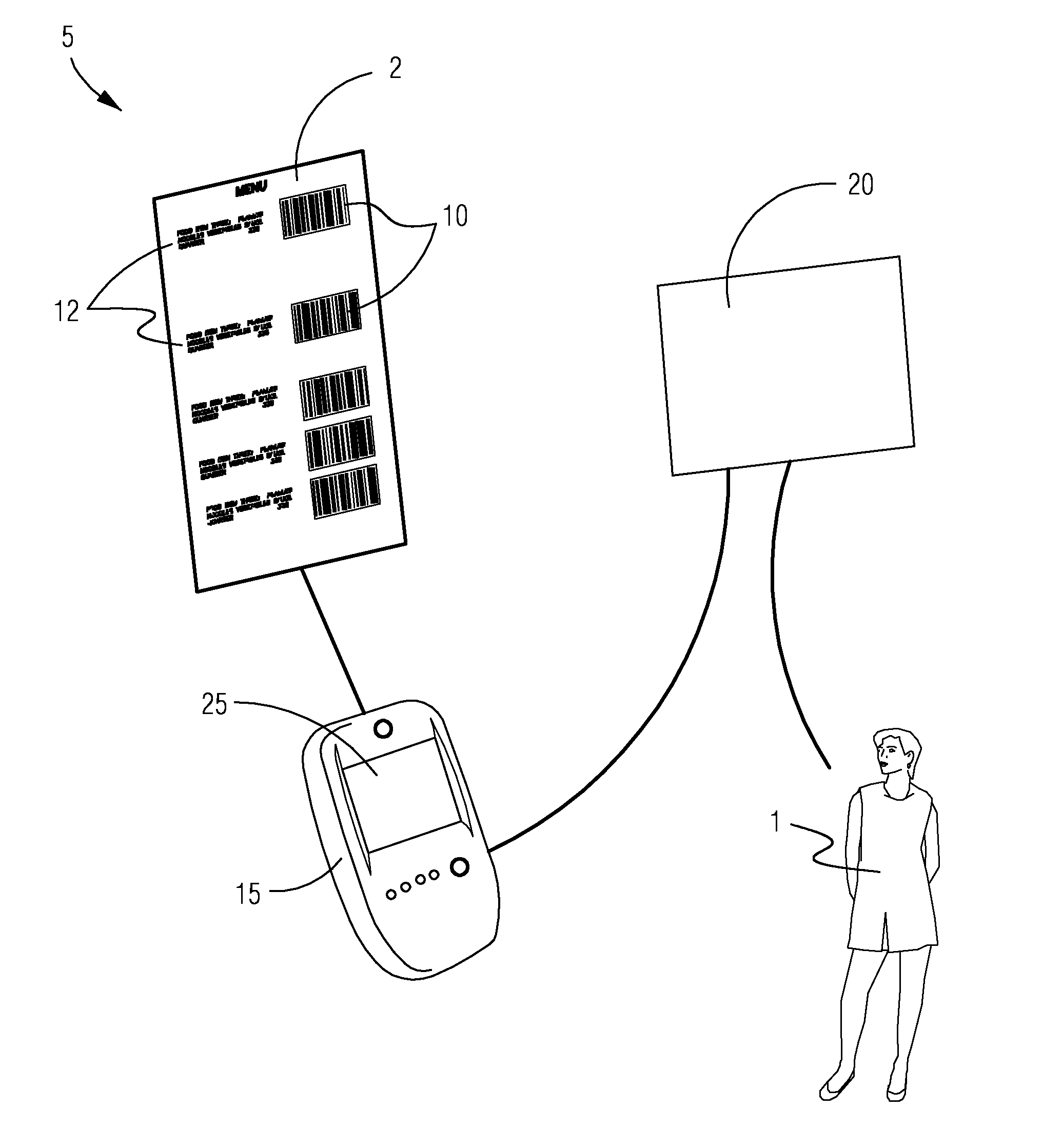 Device and method to monitor carbohydrate loads for diabetics using a bar code scanner and dosing insulin
