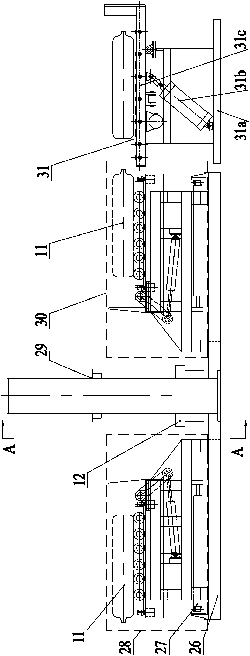 Automatic hydrostatic test control system using air-bottle outer measuring method