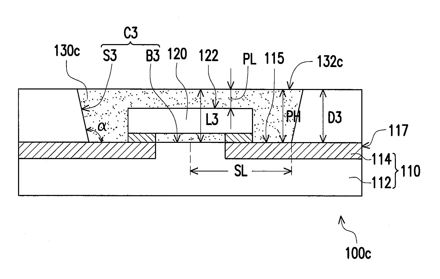 Light emitting diode package structure