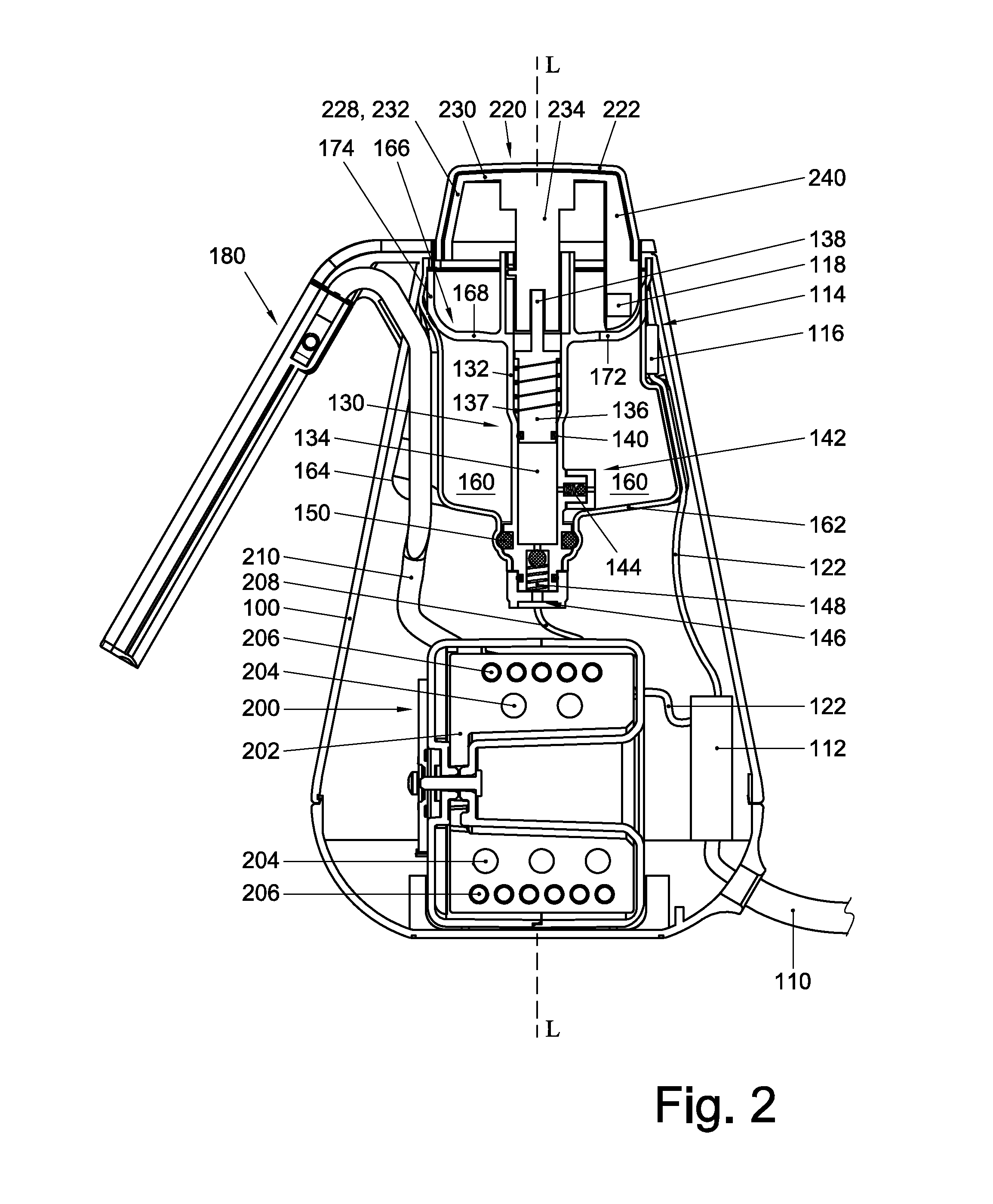 Manually operated in-cup milk frothing appliance