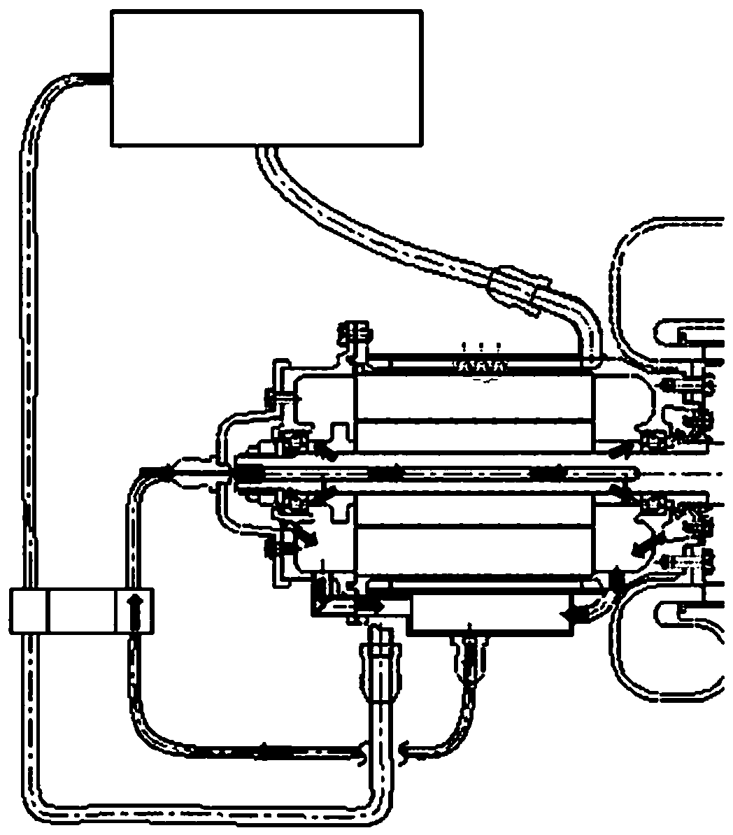 Shaft hole cooling and lubrication system