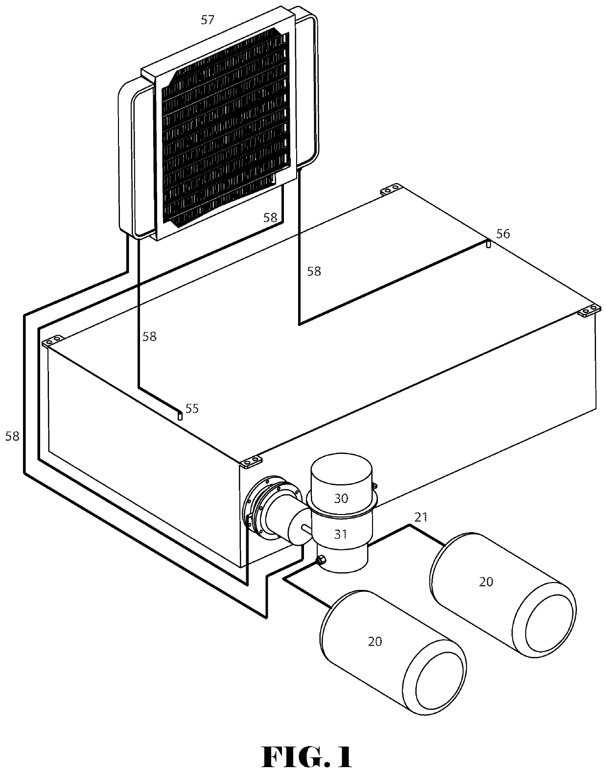 Rapid gas release system