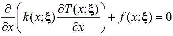 Random orthogonal expansion method for solving uncertain heat conduction problem