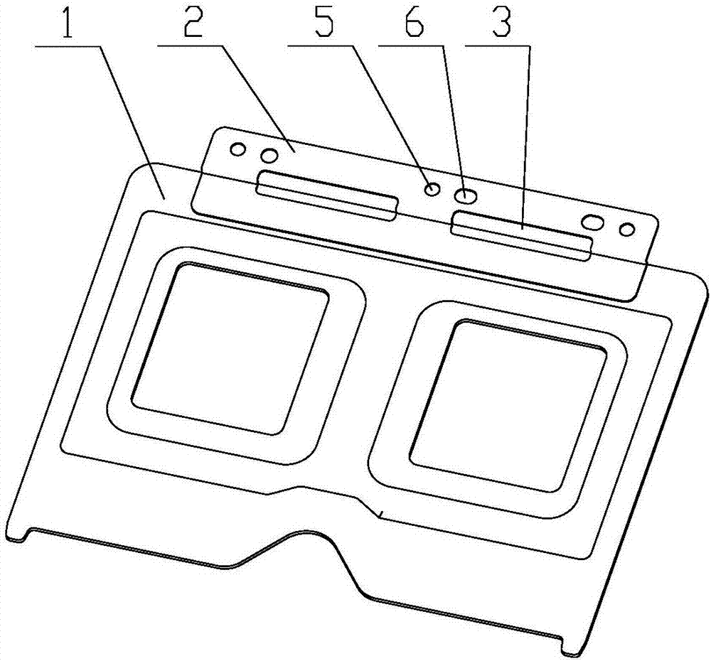 Novel notebook computer touch panel bracket and connecting structure thereof