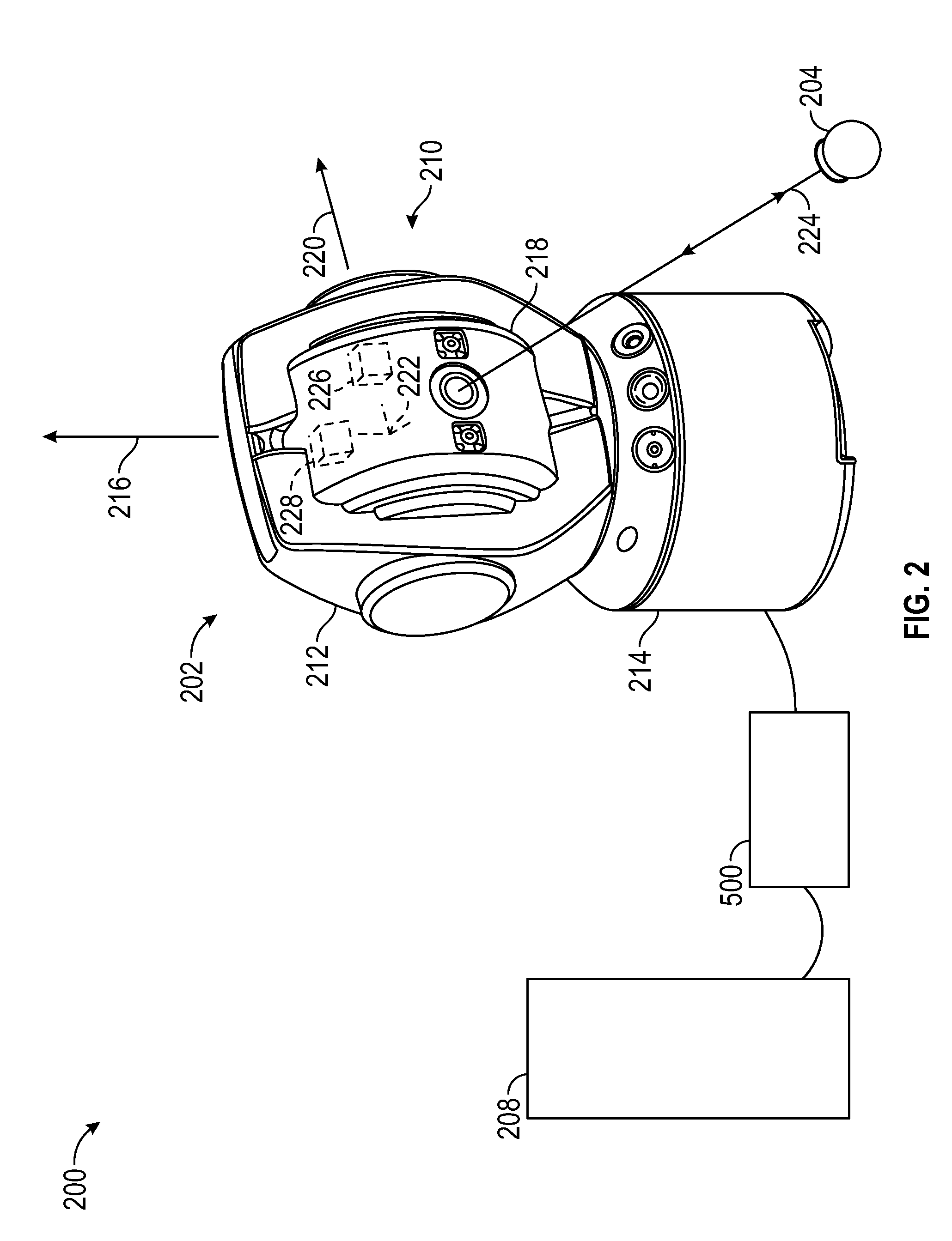 Metrology instrument system and method of operating