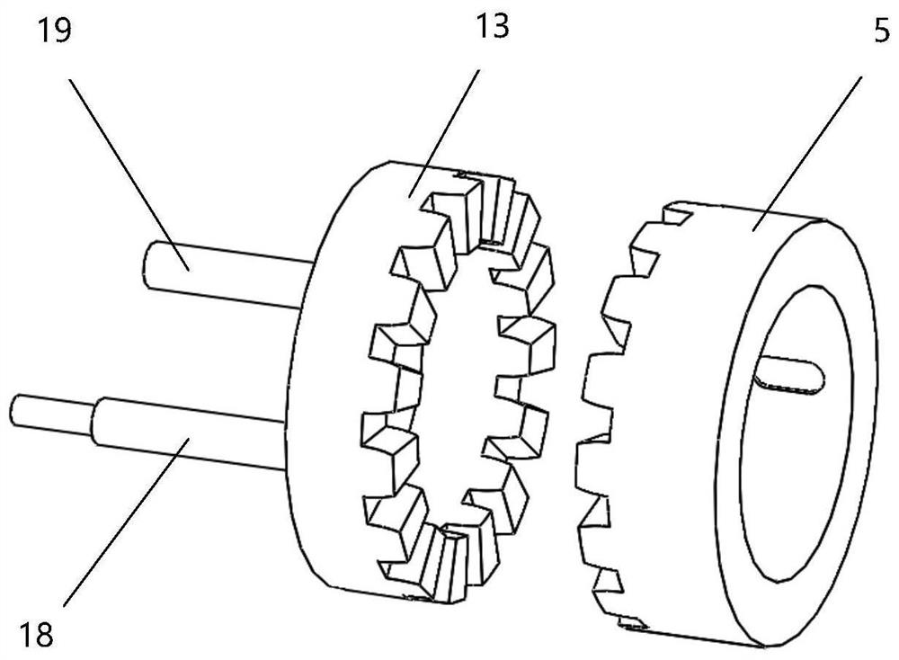 Variable measurement space method of articulated coordinate measuring machine based on jaw joint