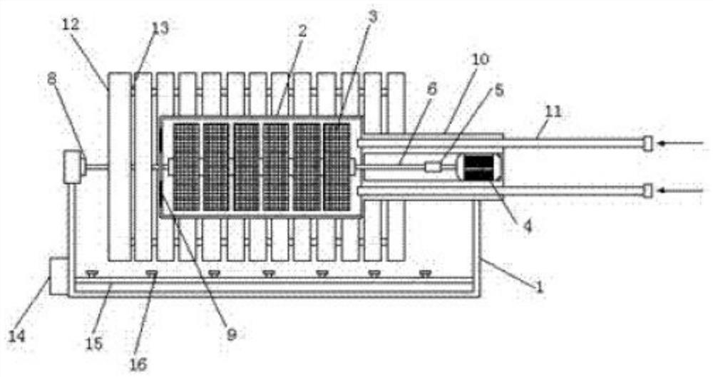 A biological turntable for sewage treatment