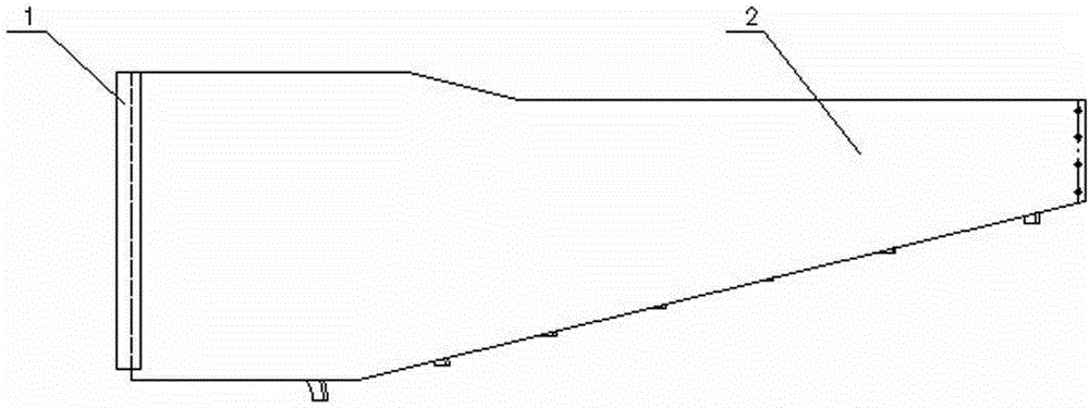 A gas distribution device for two-way diversion in rectification equipment