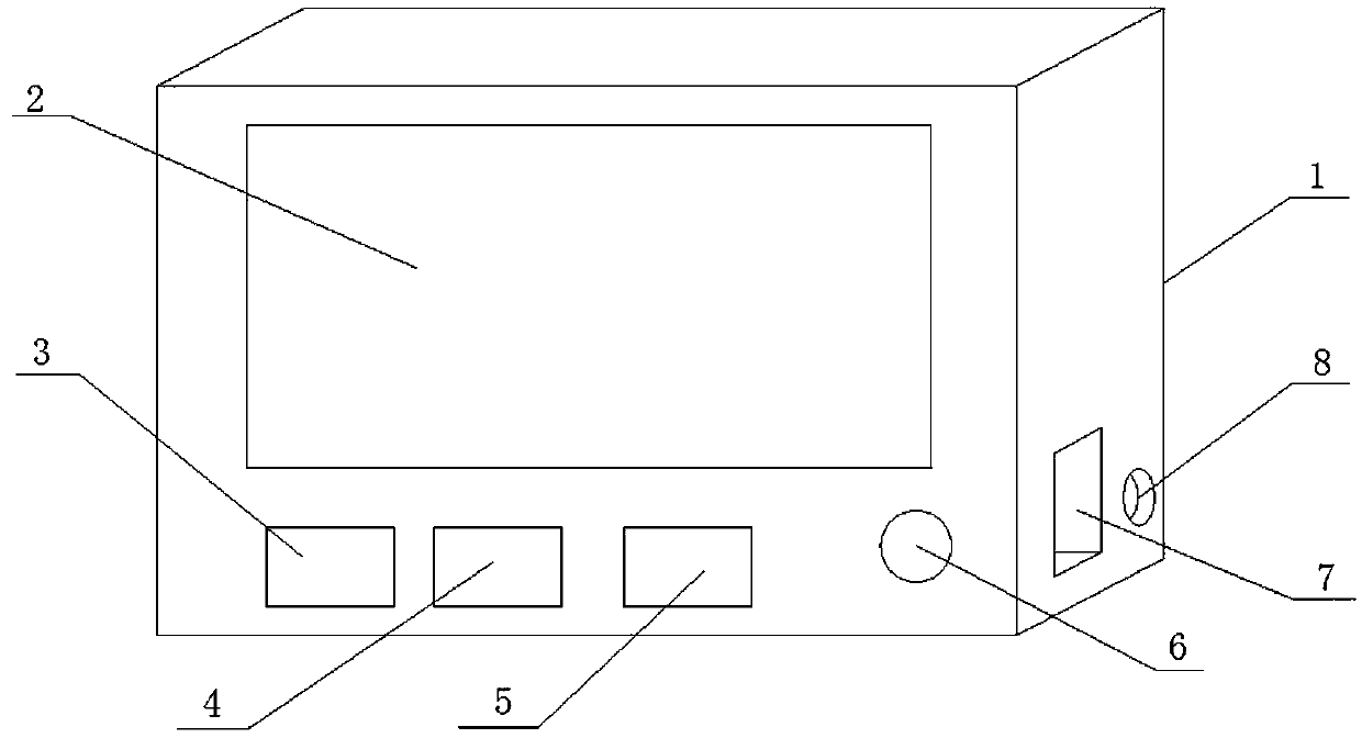 Portable medical data inquiry unit for doctor