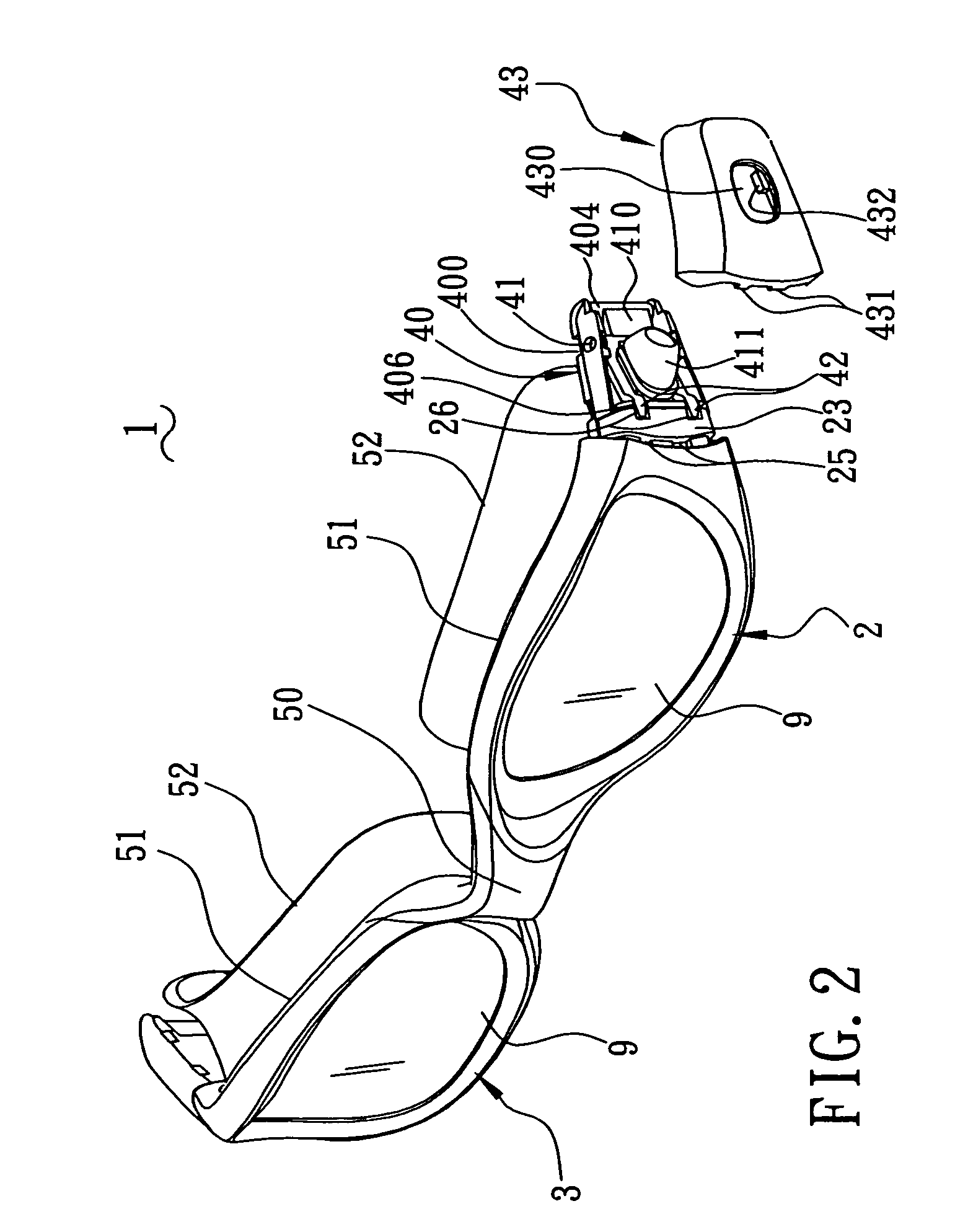 Swimming goggles with strap adjusting device