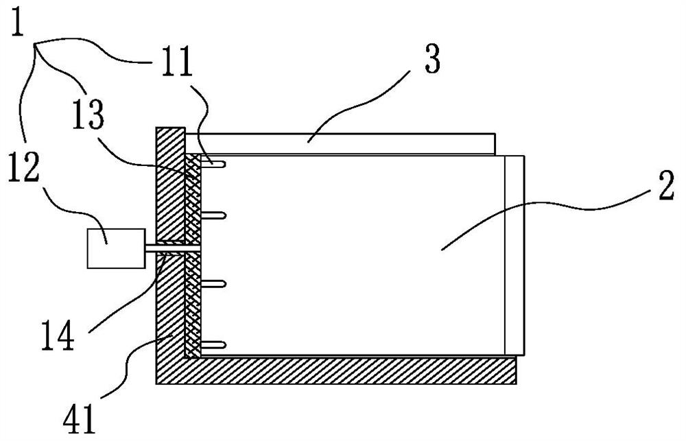 Fruit and vegetable box component and refrigerator