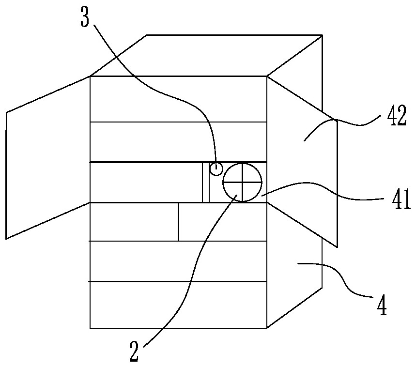 Fruit and vegetable box component and refrigerator