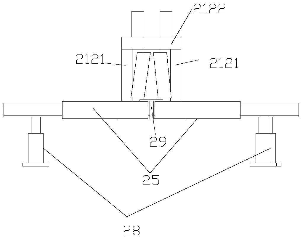 A monorail crane front exploration support operation platform and method