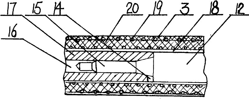 Production method of metal framework composite hose